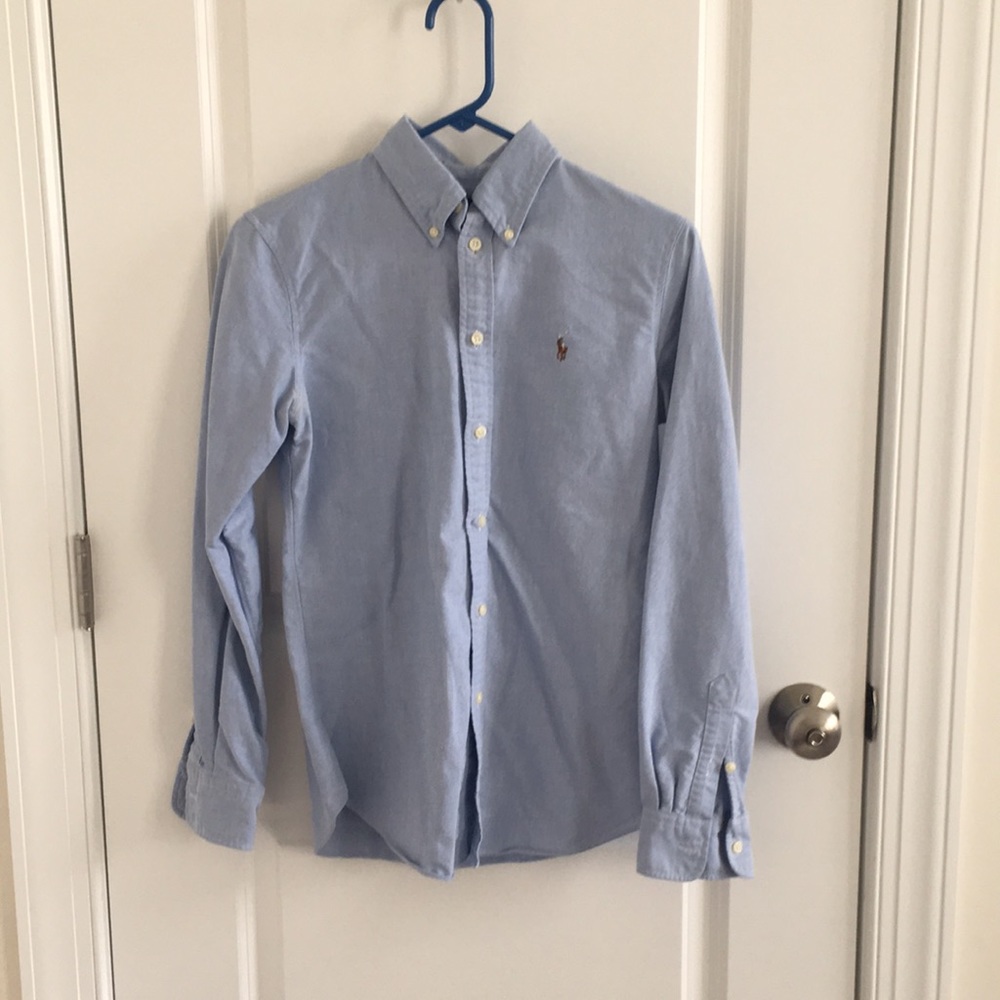 Baby Blue Ralph Lauren Button Down